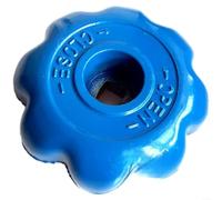 Helilyco cilindro de oxígeno mango de válvula de argón volante regulador de gas (Azul)