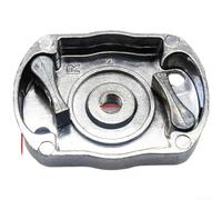 Helilyco Copa de arranque para cortacésped para sistema de retroceso Aluminio 40.5mm Cuadrado 40.3mm Copa redonda (A)