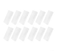Helilyco Cubiertas de ranura de seguridad, paneles eléctricos, caja de fusibles en blanco con agujeros modulares compatible con Legrand Hager, color blanco, 12 piezas (24 piezas)