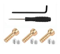 Helilyco Extensor de vástago de válvula de ducha de latón RP75137, kit de extensión de 3 a 6 cartuchos desviadores de ajuste, corrige problemas de flujo de agua