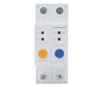 Helilyco Interruptor de circuito WiFi 50A 2 polos, interruptor remoto de riel DIN con fugas para protección, funciona con aplicación ewelink gestión de energía en el hogar
