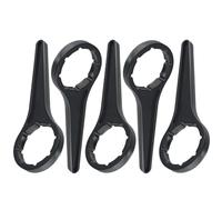 Helilyco Juego de 5 llaves de tambor para cubos de plástico de 20 a 30 L, llave de tapa de cubo para uso industrial y uso industrial