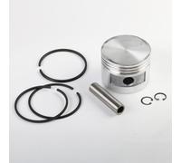 Helilyco Kit de pistón y anillo para compresor de aire con pasador y círculos, metal para piezas de repuesto bomba de aire, resistente, múltiples