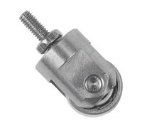 Helilyco M2.5 para punta de sonda de rodillo indicador de esfera, punto de contacto de rueda de acero inoxidable para medidor de esfera, diámetro de rodillo de 10 mm, longitud de 22,5 mm
