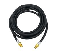 Helilyco Manguera de soldadura de gas inerte Argon/He/Mix, accesorios UNF-18RH de 5/8 pulgadas, manguera de 300 PSI, regulador de flujo MIG/TIG y máquinas de soldadura