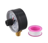 Helilyco Medidor de presión de piscina de repuesto ECX271261 para filtros Hayward, construcción de latón con transparente para dial mantenimiento preciso