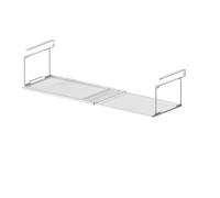 Helilyco Organizador extensible para debajo del gabinete, para cesta de almacenamiento de acero al carbono resistente con clips gruesos, despensa, lavandería, zapatero, ajustable de 38,5 a 70,5 cm