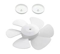 Helilyco Para rejillas de ventilación de repuesto para aspas de ventilador, tamaños de 6, 8, 10, 12 pulgadas, construcción de PVC con fijación de agujero en D y para juego de doble cubierta