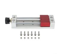 Helilyco Pequeño tornillo de banco de soldadura LTY-59100 para máquina de perforación CNC, herramienta de sujeción de aleación de aluminio con grabado de ranura y bricolaje