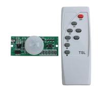 Helilyco PIR Solar para placa controladora de luz de calle con control remoto, módulo de circuito compatible de 3,2 V/3,7 V, reparación y reequipamiento de lámparas al aire libre
