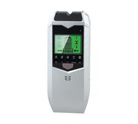 Helilyco SH402 Escáner de pared multifuncional, detector de metales 5 en 1 y cable vivo de CA, buscador de pernos precisos, paneles de yeso de madera, de mano (plata)