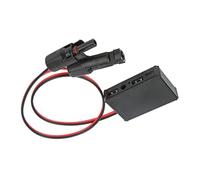 Helilyco Sistema de interfaz USB de panel solar con voltaje para estabilizador, 2 puertos USB y tipo, adaptador de 18 V CC, centrales eléctricas portátiles y generadores