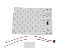 Helilyco Solar para placa de circuito de luz de llama, módulo de controlador de 3,7 V con 51 LED de vela simulada, 3 modos de respiración parpadeante constante, para sensor nocturno automático