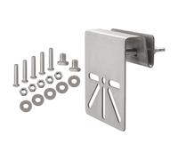 Helilyco Soporte de metal para canalón EufyCam S3 para cámara de seguridad solar Pro, accesorio de instalación al aire libre, plateado