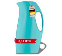 Helios Ciento Jarra térmica de plástico, Azul Turquesa, 0,9 Liter