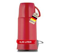 Helios Elegance - Botella aislante (0,25 L), color rojo