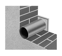 Helios Kit de montaje de pared tipo WES 100/120 para ventilador MiniVent para espacios pequeños, kit de montaje en pared: tipo WES 120