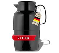 Helios Mondo - Jarra de plástico para aspiradora, plástico, negro, 2.0 Litre