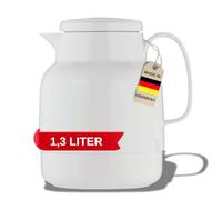 Helios Mondo - Jarra térmica de plástico (1,3 L), color blanco