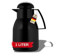 Helios Top Jarra térmica de plástico, Negro, 1000 ml