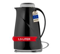 Helios Wave Maxi Vacuum Jug Black 1.5 Litre Black 1.5 Litres