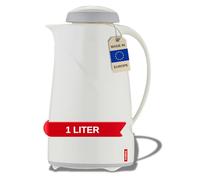 Helios wave plástico vacío jarra, plástico, blanco, 1.0 litre