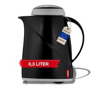 Helios Wave plástico vacío Jarra, plástico, Negro, 0.3 Litre