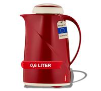 Helios wave plástico vacío jarra, plástico, rojo, 0,6 litros