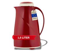 Helios Wave plástico vacío Jarra, plástico, Rojo, 1,5 L