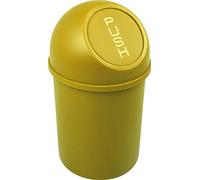 helit H2401018 - Papelera con tapa „the flip“ 6 L amarilla