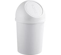helit H2401182 - Papelera con tapa „the flip“ de 13 l, gris claro