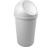 helit H2401282 - Papelera con tapa „the flip“ de 25 l, gris claro