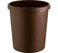 Helit H6106175 - Papelera grande (30 L), color marrón