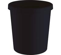 Helit Papelera Green German – 18 L plástico reciclado certificado Blauer Engel, antracita y negro