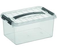 Sunwareshop Caja de almacenaje the q-line H6160102 6 litros con tapa transparente 1 pieza