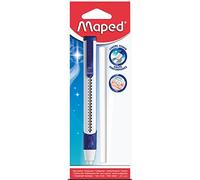 Helix 012511 Maped - Goma de borrar en forma de bolígrafo y recambio, colores variados