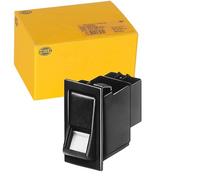 HELLA 6EH 004 570-021 Interruptor - Accionamiento por interruptor basculante - Var. equipamiento: I-0 - Número de conexiones: 4 - con función de confort