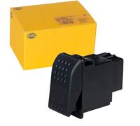 HELLA 6RH 007 832-351 Interruptor - Accionamiento por interruptor basculante - Var. equipamiento: II-I-0 - Número de conexiones: 5 - con clips - con función de confort