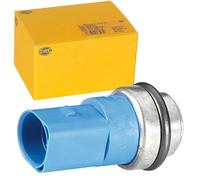 HELLA 6ZT 181 611-081 Interruptor de temperatura, ventilador del radiador - 12V - 4polos - Conector plano - enchufado - Salida doble/Contacto de cierre - con junta