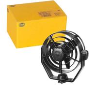 HELLA 8EV 003 361-001 Ventilador - Turbo - 12V - 6.5W - negro - Cable: 1400mm