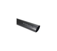 HellermannTyton MA47-40/12-PO-X-BK Tubo Termoretráctil, 4:1 Pared Media con Adhesivo Largo 1m, 40/12, Negro, Caja de 15