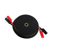 Hellery Carrete Cable Retráctil con Pinzas | Automotriz, Portátil, Kit Cables Prueba, para Eléctrico, Taller Mecánico, Mecánicos