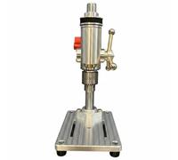 Hellery Taladro de Banco de Precisión Estación Miniatura de Perforado con Material en Acero y Aleación para Tareas Delicadas Soporte Portátil Adecuado para, Three-jaw Chuck