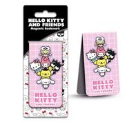 Hello Kitty & Friends - Marcapáginas magnético rosa, 15,5 cm x 6 cm, regalo oficial de lectura