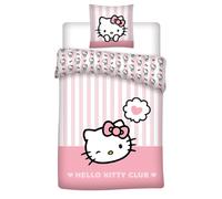 Hello Kitty Juego de Ropa de Cama 2 piezas Rosa 135 x 200 cm / 80 x 80 cm