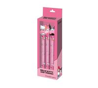 Karactermania – Bolígrafos de gel borrables – Hello Kitty – Mix-pack de 3 – Rosa – 9,5 x 23