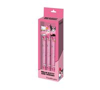 Hello Kitty Mix Pack de 3 Bolígrafos de Gel Borrables, Rosa Pink