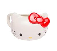 Paladone – Taza de cerámica Hello Kitty – Gato de dibujos animados con lazo rojo – PP13154HK