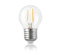 Hellum 209105 a +, LED Bombilla de Gota E27 G45 transparente Retrofit, cristal, 6 W, GU10, color blanco, 16 x 7 x 7 cm