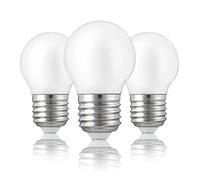 Hellum 209204 - Bombilla LED E27, color blanco cálido con 2,5 W, repuesto para bombillas de 25 W, 250 lúmenes, 2700 K, bombilla E27 para iluminación LED mate, 5 unidades